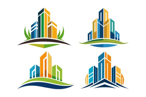 Abstract Buildings Logo: Creative Freedom for Your Projects