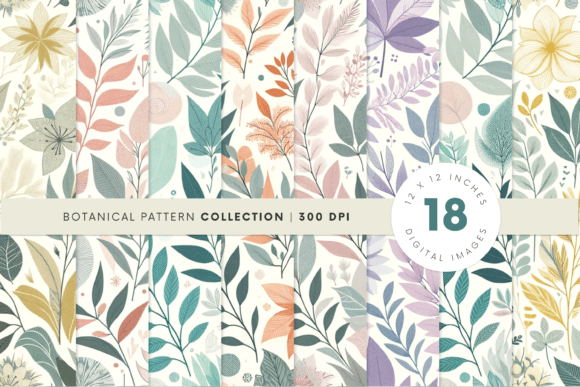 Botanical Linen Background Digital Paper: A Must-Have for Modern Creators