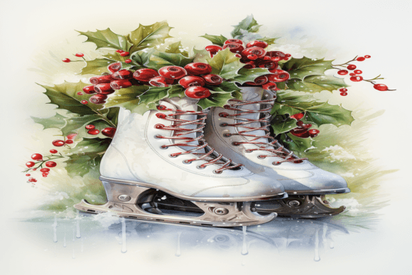 Christmas Skate Background: A Versatile Digital Asset for Creative Projects