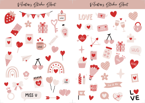 Enhancing Creativity and Productivity with Digital Sticker Sheets for Valentine’s Day