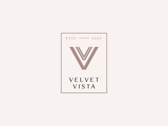 Modern Alphabet V Branding Company Logo: A Minimalist Elegance for Sophisticated Branding