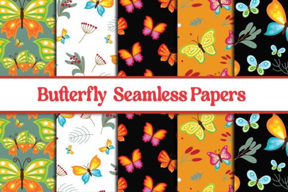 Seamless Butterfly Paper Pattern Design: A Versatile Creative Tool for Modern Projects