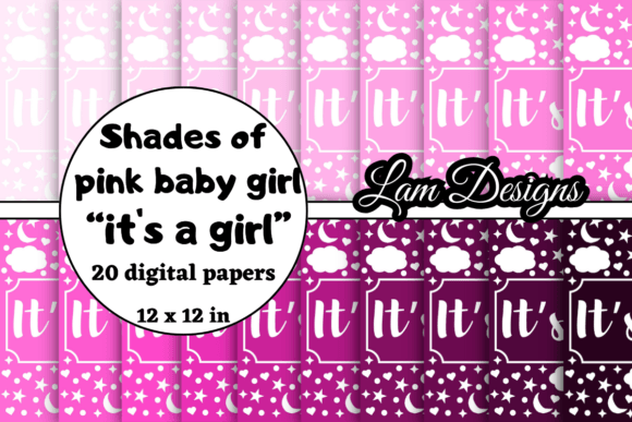 Shades of Pink Baby Girl It’s a Girl: A Strategic Tool for Creative Projects and Branding