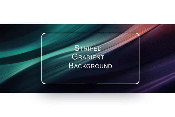 Striped Gradient Background: A Versatile Design Element for Modern Visual Projects