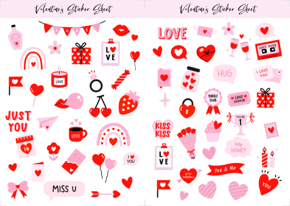 Valentines Planner Sticker Sheet: A Creative Tool for Love and Organization