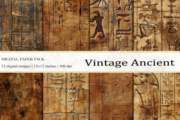 Vintage Ancient Digital Papers: A Timeless Design Resource for Creative Projects