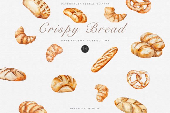 Watercolor Bakery Clipart Set: A Strategic Resource for Creative Projects